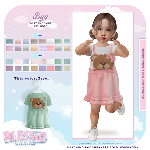 BLESSIDBABIES BAY GREEN (ADD)