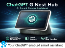 ChatGPT G Nest Hub – AI Smart Display Assistant (1 LI)