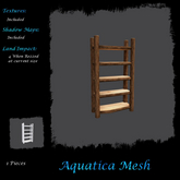 Aquatica Mesh - AM026276 Log Cabin Bookcase
