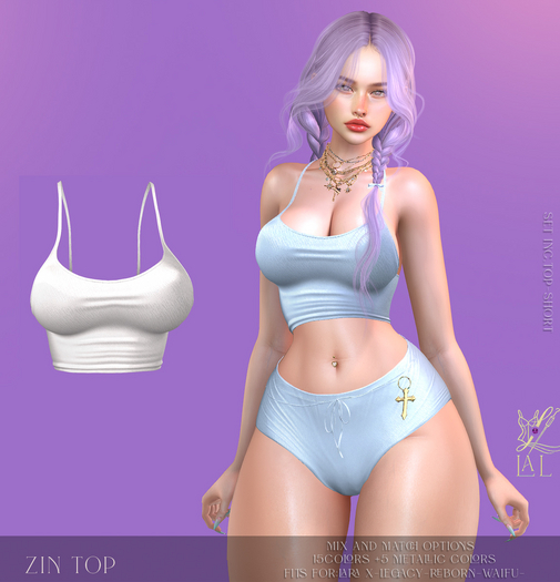 -LAL-Zin Top [ WHITE]