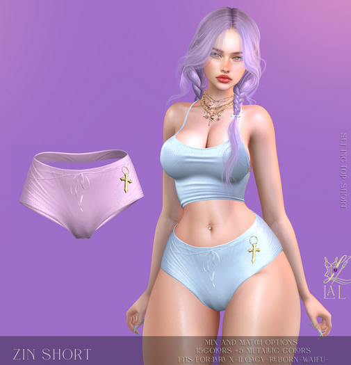 -LAL-Zin  Short [ LAVENDER]