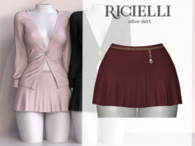 Ricielli - Olive Skirt / Red