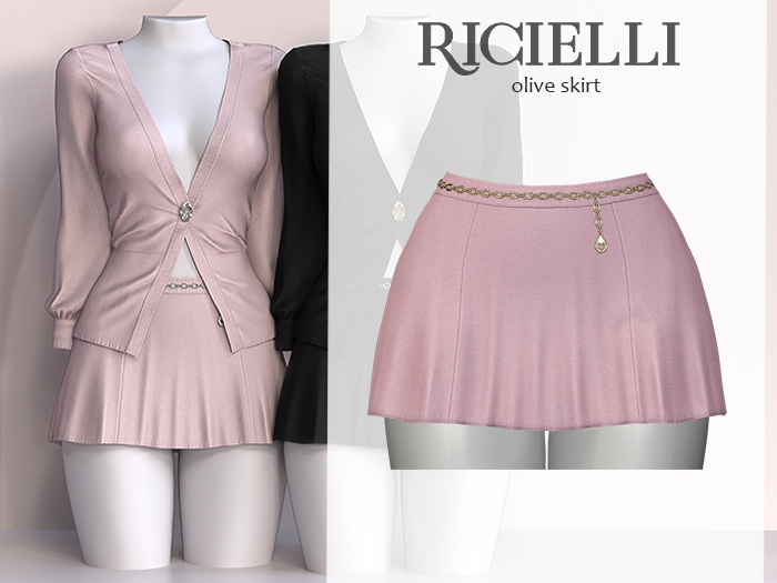 Ricielli - Olive Skirt / Rosa