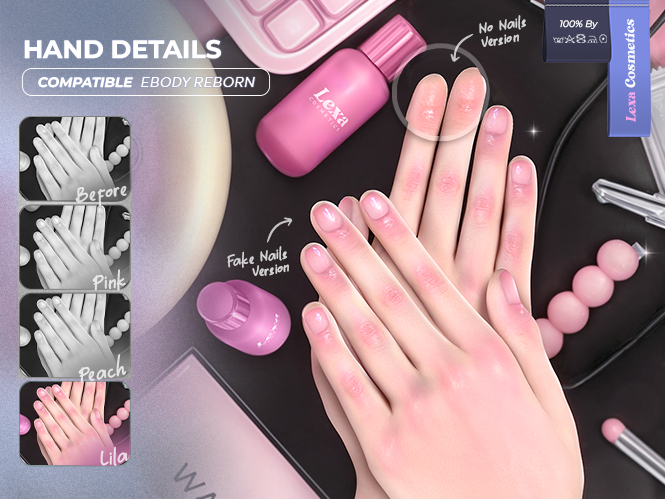 Lexa - HAND DETAILS BOM - LILA 