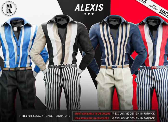 MACA. Alexis Shirt  FATPACK