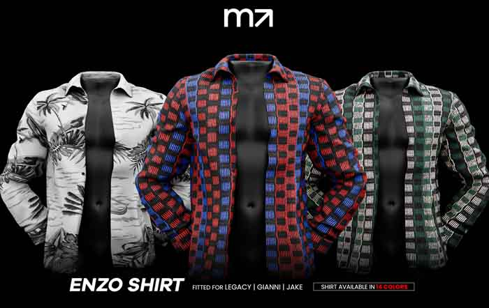 MACA. Enzo Shirt FATPACK