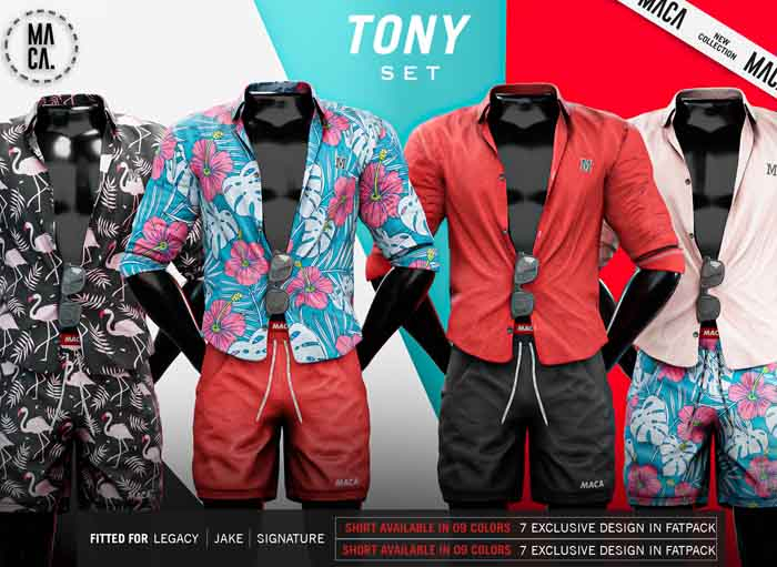 MACA. Tony Shirt  FATPACK