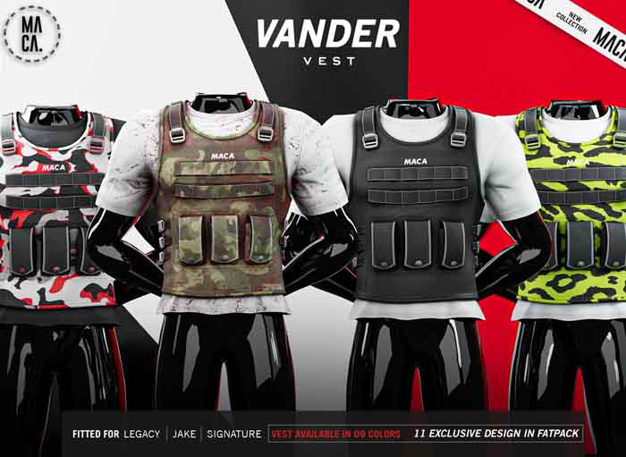 MACA. Vander  Vest  FATPACK
