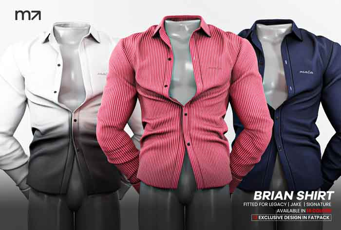 MACA.  Brian Shirt FATPACK