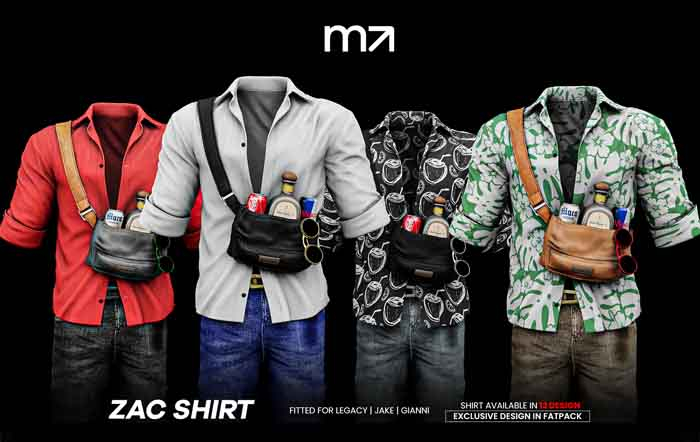 MACA. Zac Shirt FATPACK