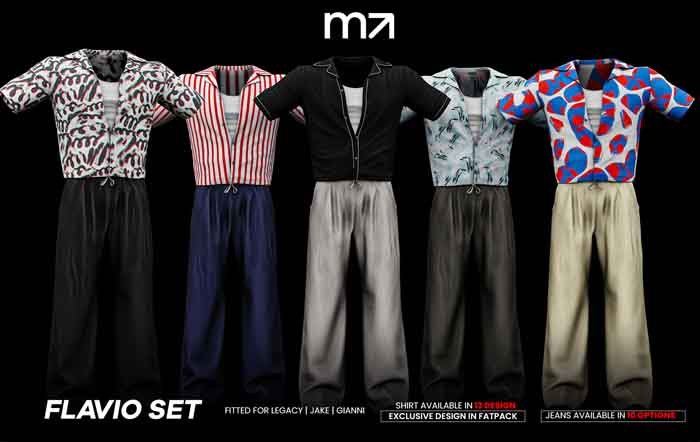 MACA. Flavio Jeans FATPACK