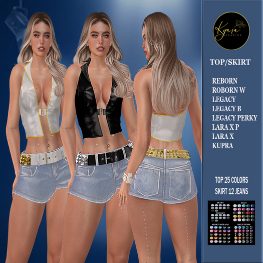 .:KF:. Star Top/Skirt Pack