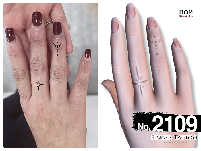(Finger Tattoo) No.2109