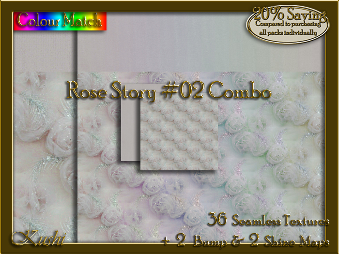 Rose Story #02 COMBO Texture Bundle