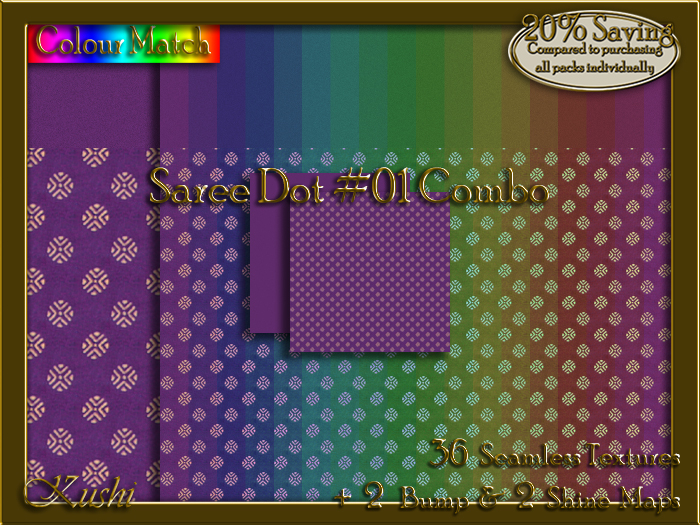 Saree Dot #01 COMBO Texture Bundle
