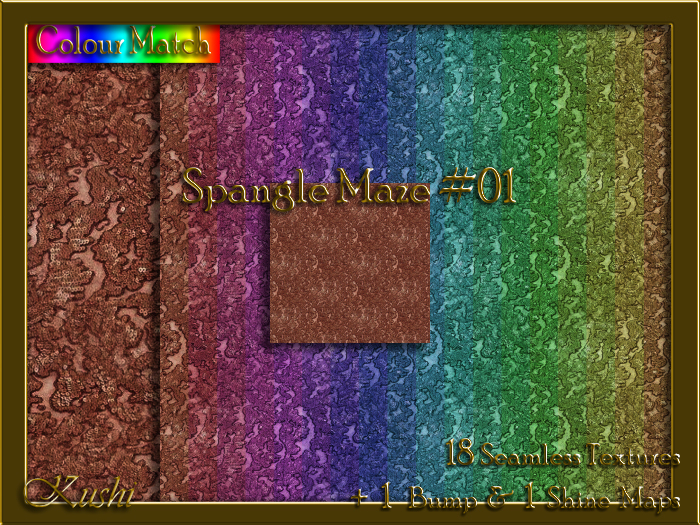 Spangle Maze #01 Texture Pack