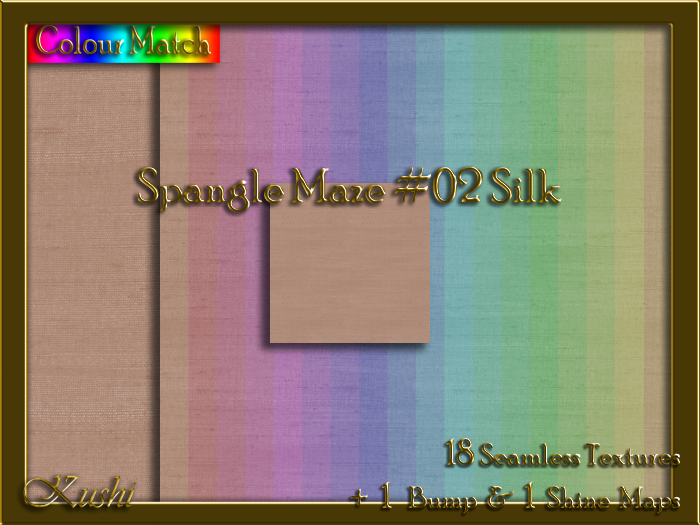 Spangle Maze #02 SILK Texture Pack