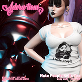 Adora-tions - Hate People Bella Tee