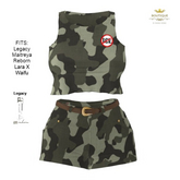 ANTI ICE CAMO CROP TOP & SHORTS SET (ADD)