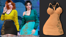 *BRILLANCIA* - Set Wendy dress beige