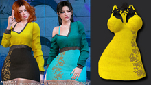 *BRILLANCIA* - Set Wendy dress yellow