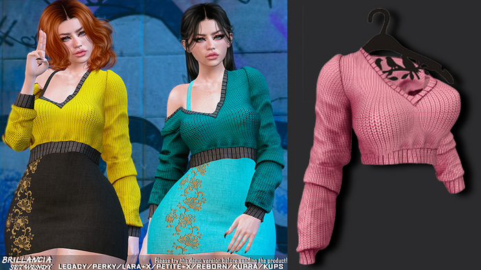 *BRILLANCIA* -Set  Wendy top deppink