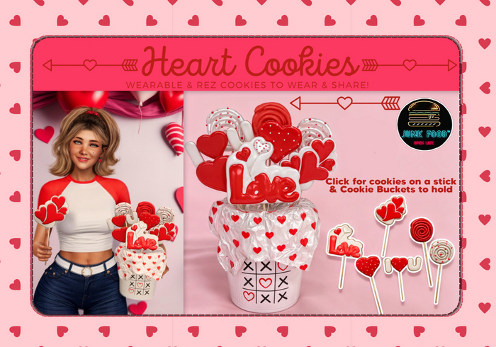Junk Food - Heart Cookies