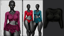 *BRILLANCIA - GWEN TOP / black/