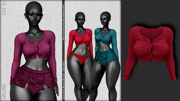 *BRILLANCIA - GWEN TOP red/