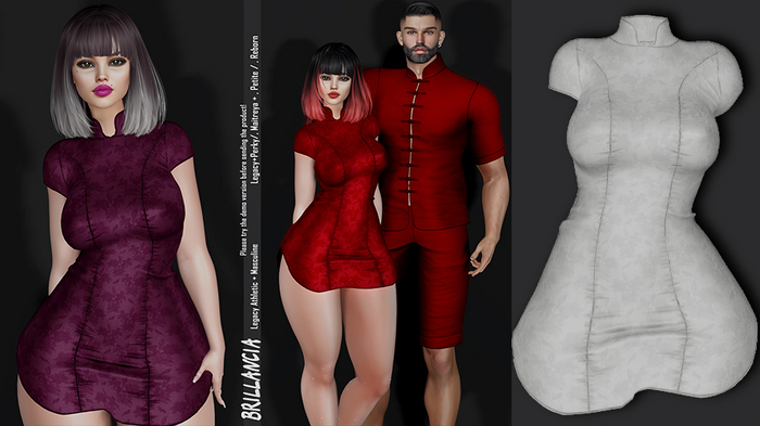 *BRILLANCIA  - DRESS  KEIKO / white   /