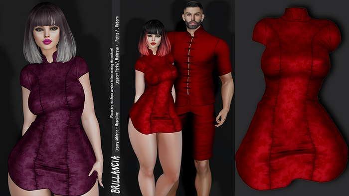 *BRILLANCIA  - DRESS  KEIKO / red  /