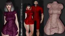*BRILLANCIA  - DRESS  KEIKO / pink /