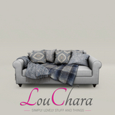 LouChara Winter Blues Sofa 