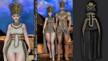 *BRILLANCIA -NEFERTITI  SET / black /
