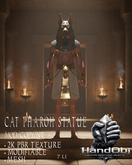 "HandObj" Cat Pharaoh Statue (unpack)
