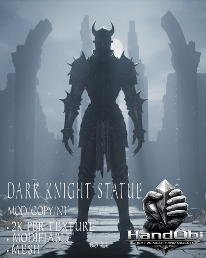 "HandObj"Dark Knight Statue (unpack)