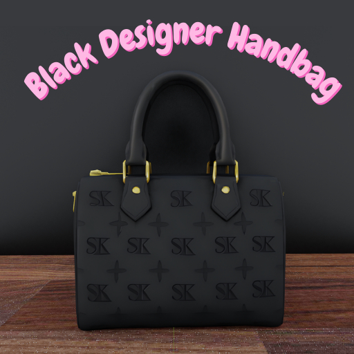 Black Designer Handbag