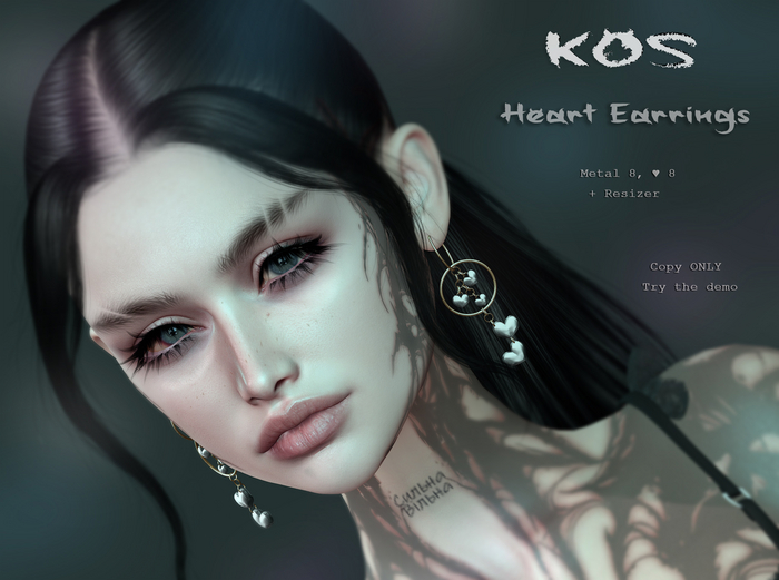 .KOS. Heart Earrings