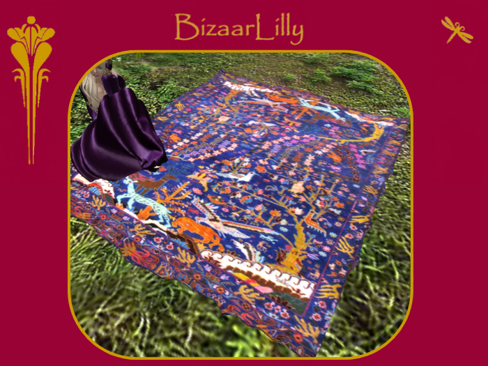 Tartar Rug ~ Royal Blue