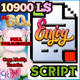 Valentine Touch Thank You Script – Full Perm Sweet Appreciation Interaction ( With Notecard of How to Use This Script )