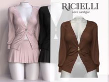 Ricielli - Olive Cardigan / Caramel
