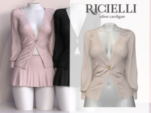 Ricielli - Olive Cardigan / OffWhite