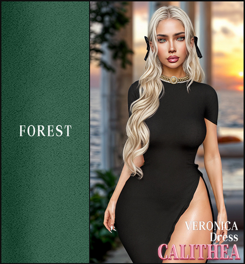 CALITHEA . Veronica . Dress . Forest