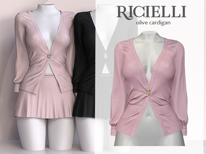 Ricielli - Olive Cardigan / Rosa