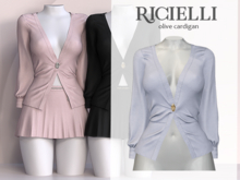 Ricielli - Olive Cardigan / Sky