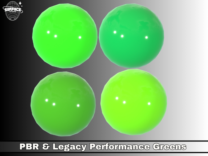 PBR & Legacy-Surface Paint Performance Greens