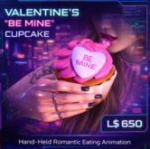 Valentine’s “Be Mine” Cupcake – Hand-Held Romantic Eating Animation (Copy Only)