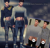 E.St male Sweaters. Atlas smoke