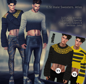 E.St male Sweaters. Atlas yellow