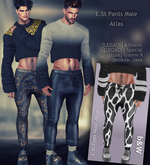 E.St Pants Male. Atlas b&W